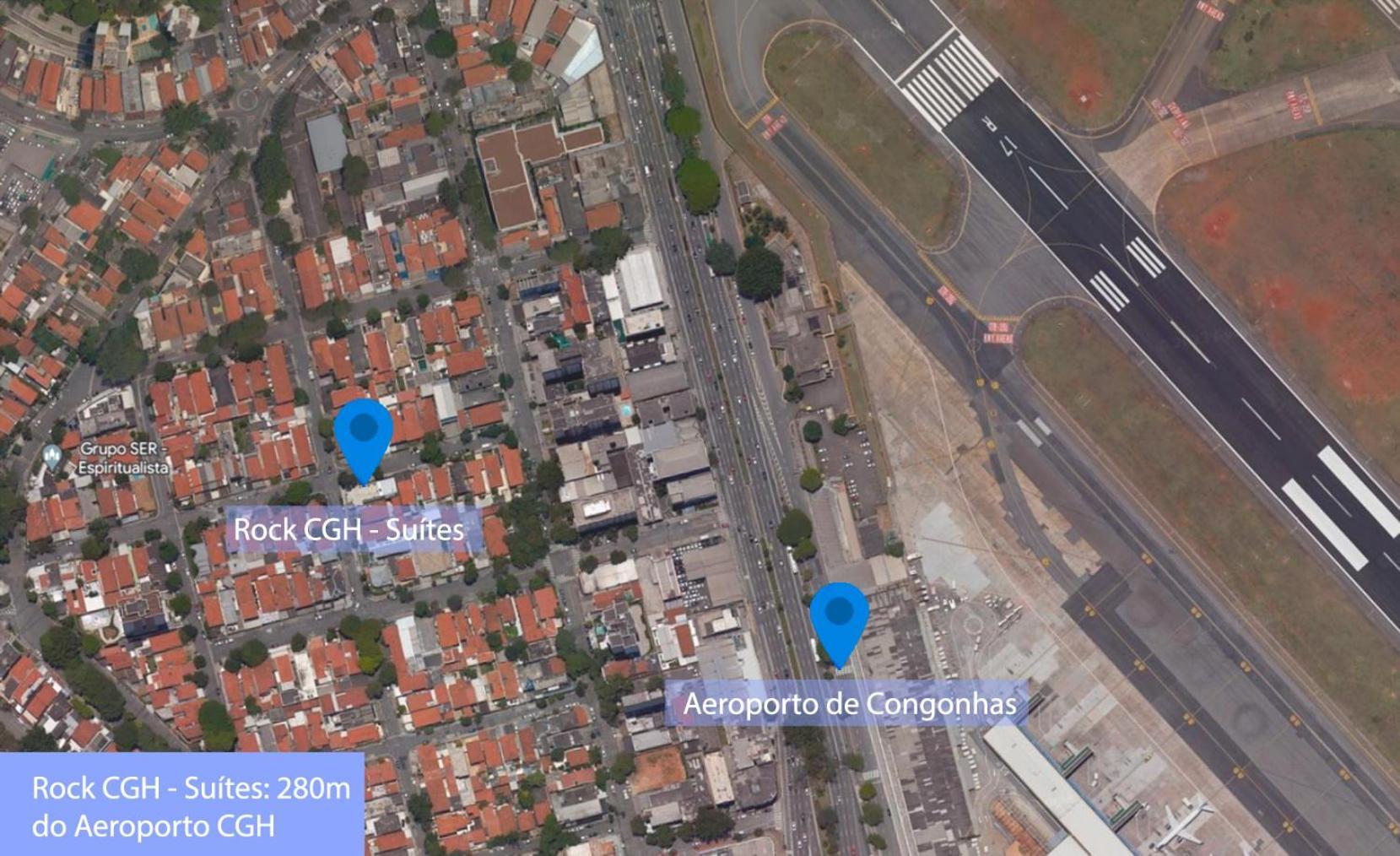 סאו פאולו Rock Cgh Suites - Aeroporto De Congonhas מראה חיצוני תמונה